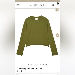 Green Long Sleeve by The Great